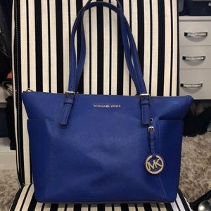 Royal blue Michael Kors bag